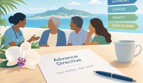 Why now is the time to think about your medical advance directive. illustration